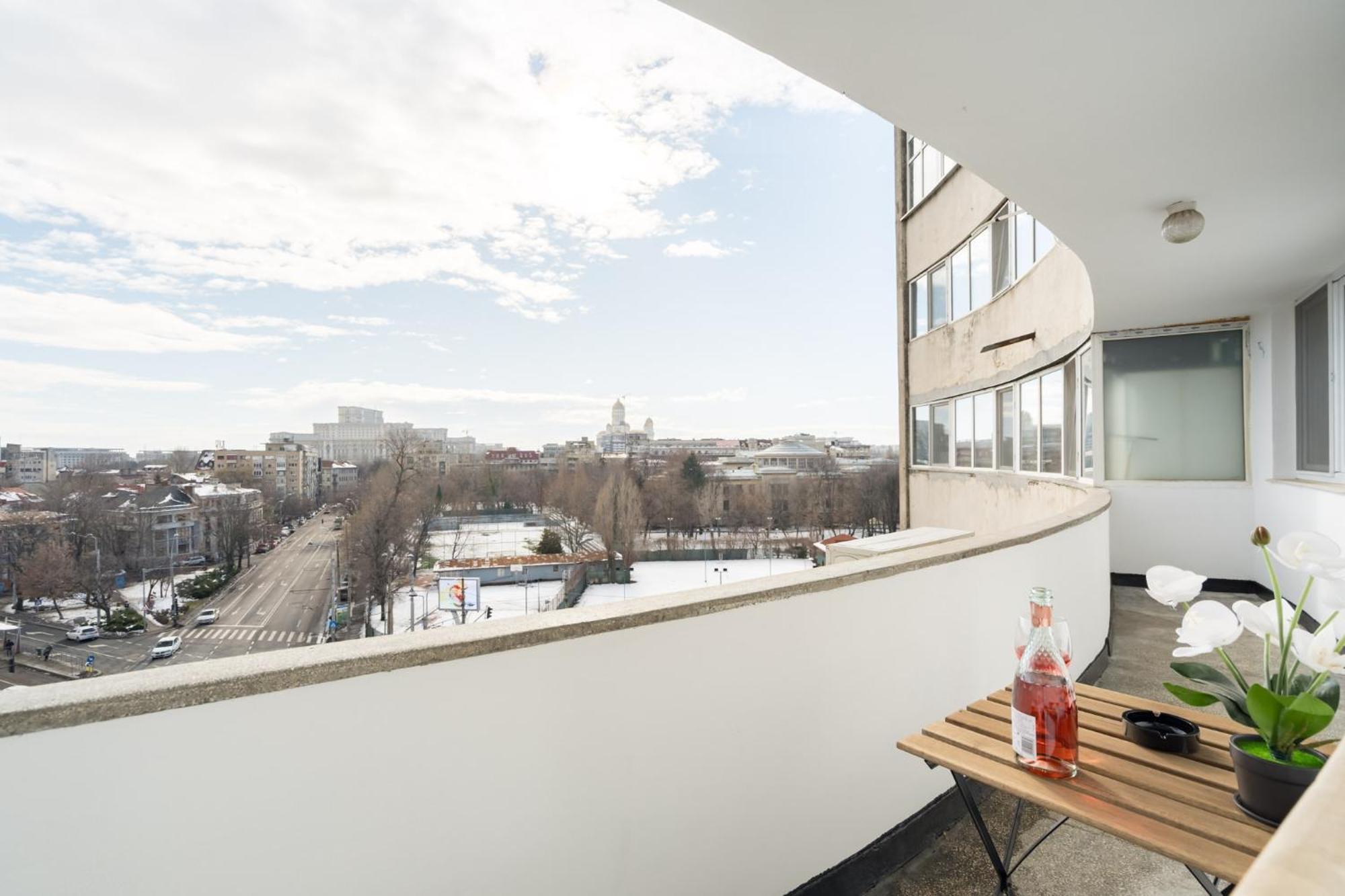 City View Apartment With Private Balcony Bukareszt Zewnętrze zdjęcie