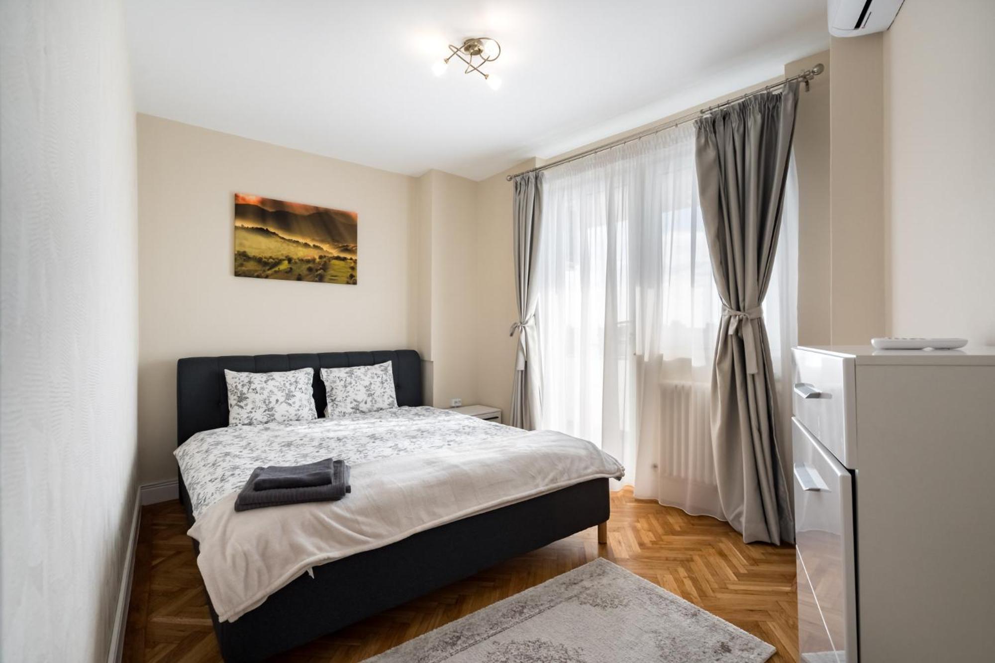 City View Apartment With Private Balcony Bukareszt Zewnętrze zdjęcie