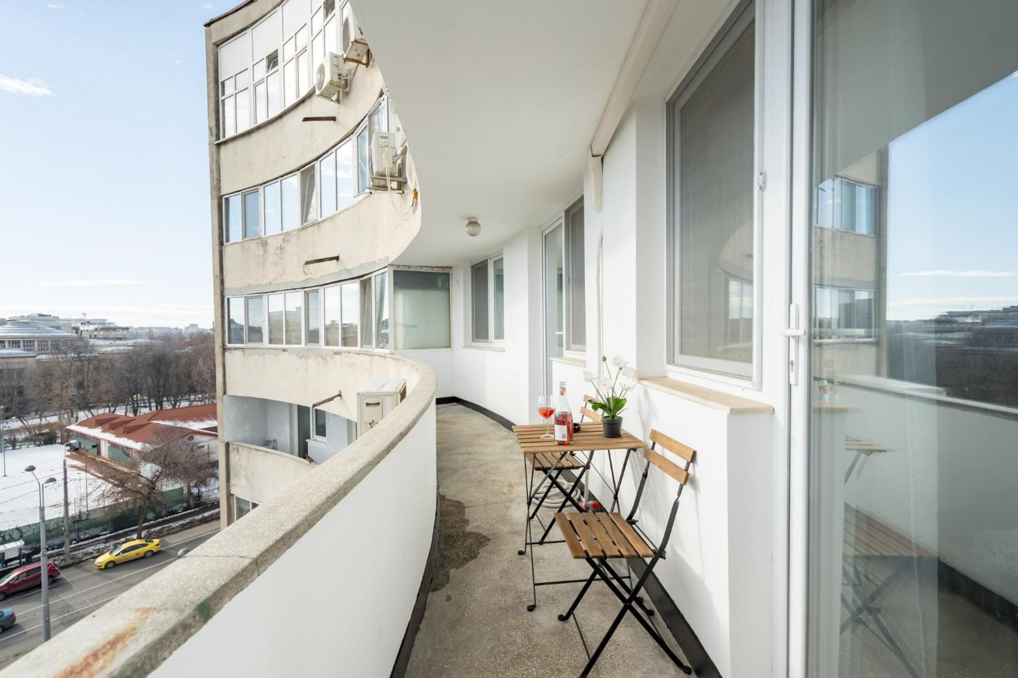 City View Apartment With Private Balcony Bukareszt Zewnętrze zdjęcie
